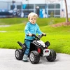  Elektrische Quad, Kinderquad, 2,8 Km/u, LED-koplamp, Voor 1,5-3 Jaar, Zwart, 65,5 X 38,5 X 43,5 Cm 2