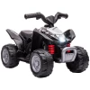  Elektrische Quad, Kinderquad, 2,8 Km/u, LED-koplamp, Voor 1,5-3 Jaar, Zwart, 65,5 X 38,5 X 43,5 Cm 1