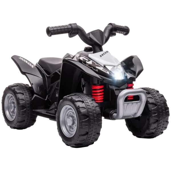 Elektrische Quad, Kinderquad, 2,8 Km/u, LED-koplamp, Voor 1,5-3 Jaar, Zwart, 65,5 X 38,5 X 43,5 Cm 1