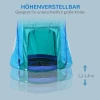 Buitenzonnestschommel Met Tent, Ø100 Cm, In Lengte Verstelbare Touwen, Waterdicht, Belastbaar Tot 150 Kg, Blauwgroen 6