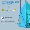 Buitenzonnestschommel Met Tent, Ø100 Cm, In Lengte Verstelbare Touwen, Waterdicht, Belastbaar Tot 150 Kg, Blauwgroen 8