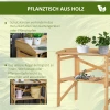 e Plantentafel Met Houten Plank 80 Cm X 40 Cm X 84 Cm 4