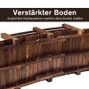 e Tuinbrug Houten Brug Houten Loopbrug Vijverbrug Sierbrug Met Reling Tot 180 Kg Vurenhout Donkerbruin 152,5 X 67 X 48 Cm 5