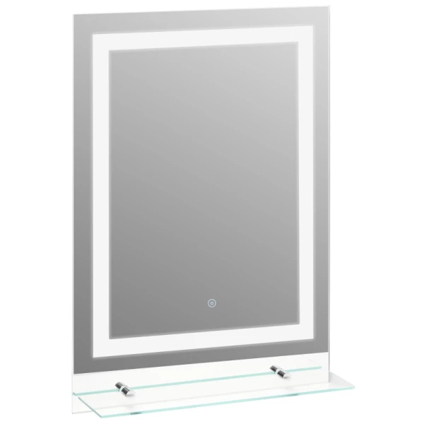  LED Badkamerspiegel Badkamerspiegel Met Verlichting Glasplaat 22W 70x50cm 9