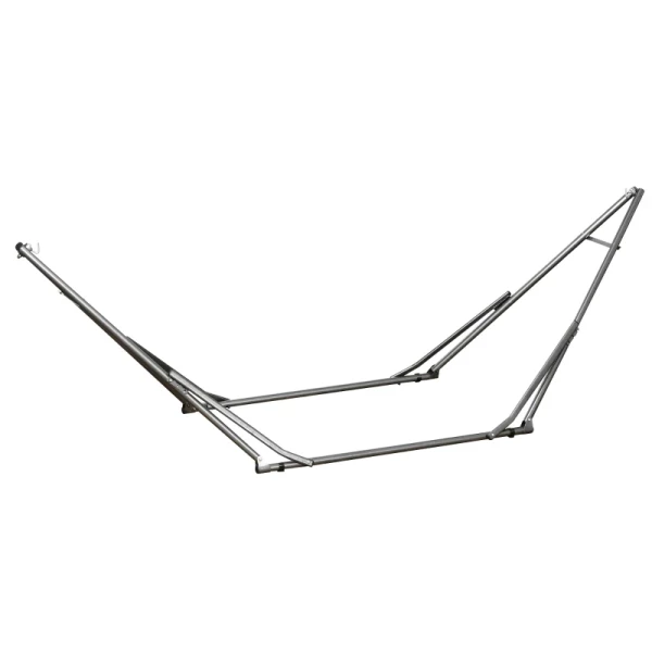 2-in-1 Hangmatstandaard Weerbestendig Droogrek 290cm X 92cm X 88cm Zwart 1