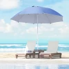  2 In 1 Parasol Parasol Windscherm Strand Shell Blauw Φ210xH222cm 10