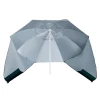  2 In 1 Parasol Parasol Windscherm Strand Shell Donkergroen Φ210xH222cm 11