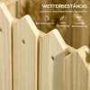  2-in-1 Tuinhek En Plantenstandaard Weerbestendige Verf Massief Hout 100x30x90cm 5