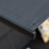  2-zits Hangmat Buiten Ligbed UV-bestendig Hoogwaardige Metalen Buis In Hoek Verstelbaar Zwart 7