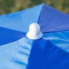  4-delige Kindermeubelset Tuin Tuintafel 2 Klapstoelen Parasol Camping Kinderzitje Set Tuinmeubelen Voor 3-6 Jaar Blauw 7