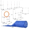  5 St. Dog Agility Set Training Voor Huisdieren Hondentrainingsset Met Hondentunnel Inclusief Tas Gemakkelijk Mee Te Nemen Polyester Plastic Oranje 3