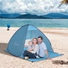  Beach Shelter Strandtent Werptent Pop-up Tent Kampeertent Automatisch Polyester Blauw 200 X 150 X 119 Cm 9