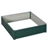  Bedplantenbak Met Stalen Kast Groen 120 X 120 X 30 Cm 1