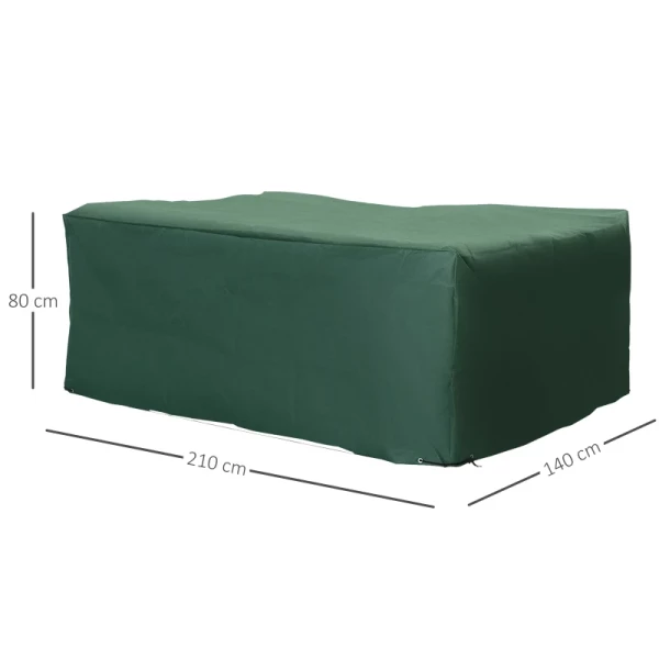  Beschermhoes Hoes Voor Tuinmeubel 600D - Oxford 210x140x80cm 3