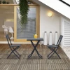  Bistroset Poly Rattan 3 Delig. Balkonmeubelset, Zitgroep, Eetgroep, Tuinmeubelset 10