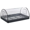  Broeikas Met Raam 12 Roosterkas Tomatenhuis Koel Frame PVC Staal Transparant 120 X 79 X 53 Cm 1