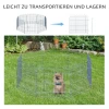  Buitenverblijf Puppyren Puppyhek Box Puppypoort Voor Dieren 8-delig B63 X H60 Cm 5