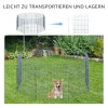  Buitenverblijf Puppyren Puppyhek Box Puppypoort Voor Dieren 8-delig B63 X H76 Cm 5