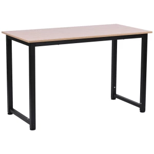  Bureau Keukentafel Computerbureau Bureautafel MDF Zwart 120 X 60 X 76 Cm 1
