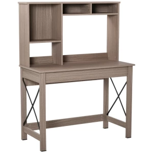  Bureau Met Planken Bruin 105 Cm X 50 Cm X 137,5 Cm 1