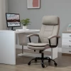  Bureaustoel Massage In Hoogte Verstelbare Directiestoel Gamestoel Met Massagefunctie Ergonomische Draaistoel Massagestoel Lendenwervelmassage Linnen Feeling Beige 63 X 70 X 112-121 Cm 10