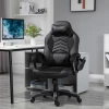  Bureaustoel Massagestoel Gamestoel Warmtefunctie 6 Vibratiepunten Gamestoelen, Imitatieleer, Lederen Stoel, 6 Vibratiepunten Ergonomisch Met Massagefunctie 10