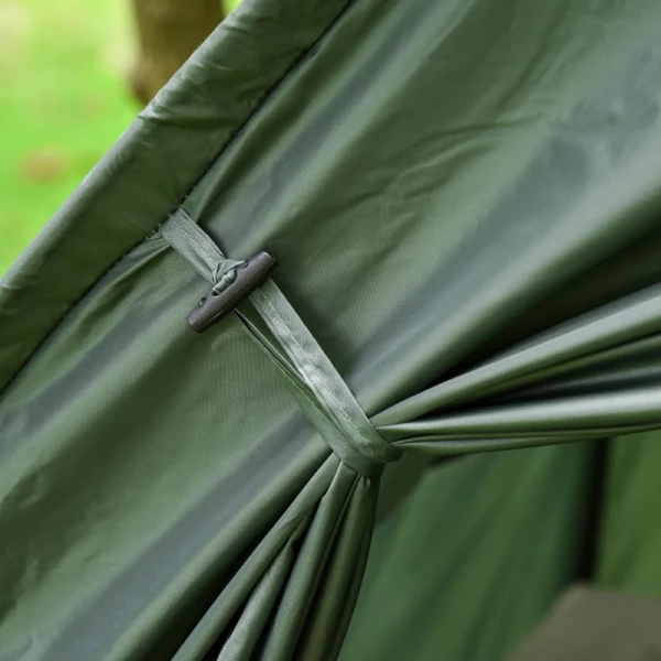  Camping Tent Set Met Kampeerbed, Slaapzak En Matras Donkergroen 9