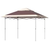  Canopy Gazebo Pop-up Tent Gazebo Tas Op Wielen Oxford Stof 12x12 Ft Donkerbruin + Kaki 11