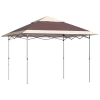  Canopy Gazebo Pop-up Tent Gazebo Tas Op Wielen Oxford Stof 12x12 Ft Donkerbruin + Kaki 1