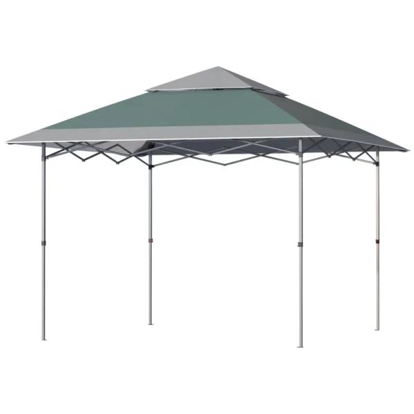  Canopy Gazebo Pop-up Tent Gazebo Tas Op Wielen Oxford Stof 12x12 Ft Groen 11