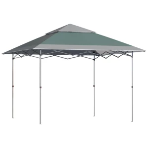  Canopy Gazebo Pop-up Tent Gazebo Tas Op Wielen Oxford Stof 12x12 Ft Groen 1