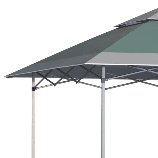  Canopy Gazebo Pop-up Tent Gazebo Tas Op Wielen Oxford Stof 12x12 Ft Groen 8