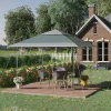  Canopy Gazebo Pop-up Tent Gazebo Tas Op Wielen Oxford Stof 12x12 Ft Groen 10