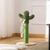  Cat Scratcher Cactus Krabpalen Krabpaal Krabpaal Dennenhout Sisal Touw Krabpaal Speelgoed Voor Katten 65cm Hoog Groen+Natural 2