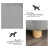  Dierensofa Hondensofa Hondenbed Met Hollands Fluwelen Schuim Berken Poten Voor Katten Honden 86 X 55 X 33 Cm Lichtgrijs 6