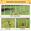  Dog Agility Set 3-in-1 Pet Training Set, Inclusief Tas, Gemakkelijk Mee Te Nemen, Geel 6