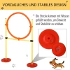  Dog Agility Set Met 4 Obstakels Rood+Geel 6