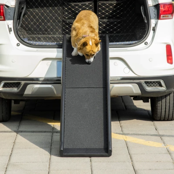  Dog Ramp Huisdier Car Ramp Opvouwbaar Antislip Pad Kunststof Zwart 155 X 39 X 14cm 6