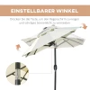  Dubbele Parasol Kantelbare Parasol Met Zonnepaneel 35 Leds Stalen Frame Beige 2,95 X 1,50 X 2,19 M 5