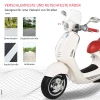  Elektrisch Voertuig, Kindervoertuig, Kindermotorfiets, Elektrische Motorfiets Met Mp3-muziekverlichting, 3-6 Jaar, PP, Wit, 108 X 49 X 75 Cm 6