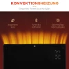  Elektrische Kachel 1000/2000W Met Afstandsbediening, 24-uurs Timer, LED-display En Afstandsbediening Zwart 5