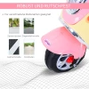  Elektrische Kindermotor Elektrische Motorfiets Kinder Elektrische Auto Kindervoertuig Driewieler, 6V, Metaal + PP, 108x51x75cm (roze + Geel) 6