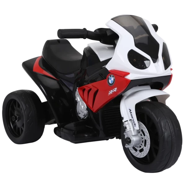 Elektrische Kindermotor Kindervoertuig Gelicentieerd Door BMW S1000RR Elektrische Driewieler Met Batterij Staal Rood 66 X 37 X 44 Cm 1