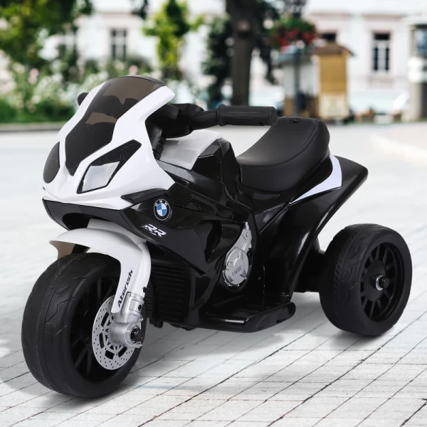  Elektrische Kindermotor Kindervoertuig Gelicentieerd Door BMW S1000RR Elektrische Driewieler Met Batterij Staal Zwart 66 X 37 X 44 Cm 10