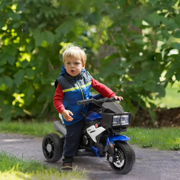  Elektrische Kindermotorfiets Voor Kinderen Van 37-95 Maanden Blauw+Wit 10