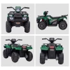  Elektrische Quad Voor Kinderen, Max. 4 Km/u, Vanaf 3 Jaar, LED-koplamp, Muziekaansluiting, Zwart+groen 88 X 45 X 50 Cm 8