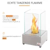  Ethanol Haard Bio-ethanol Brander 0,4L 2 Uur Brandtijd Rookvrij RVS 20 X 20 X 33 Cm 7