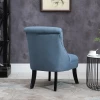  Fauteuil Met Rugkussen Fauteuil Tv-stoel Verhoogde Voeten Linnen Blauw 52,5 X 69 X 77 Cm 7