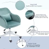  Fluwelen Massage Bureaustoel Met Trilfunctie 55cm X 65cm X 86cm Groen 4