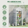  Greenhouse Planken Inclusief Weerbestendige Roldeur 70cm X 50cm X 160cm Wit + Zwart 4